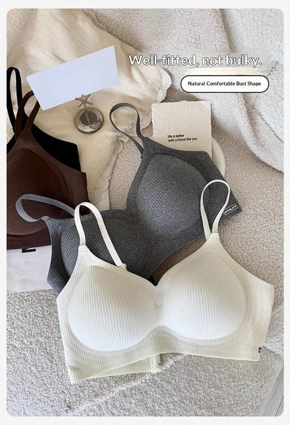 Women's Seamless Thin-Strap Underwire Bra