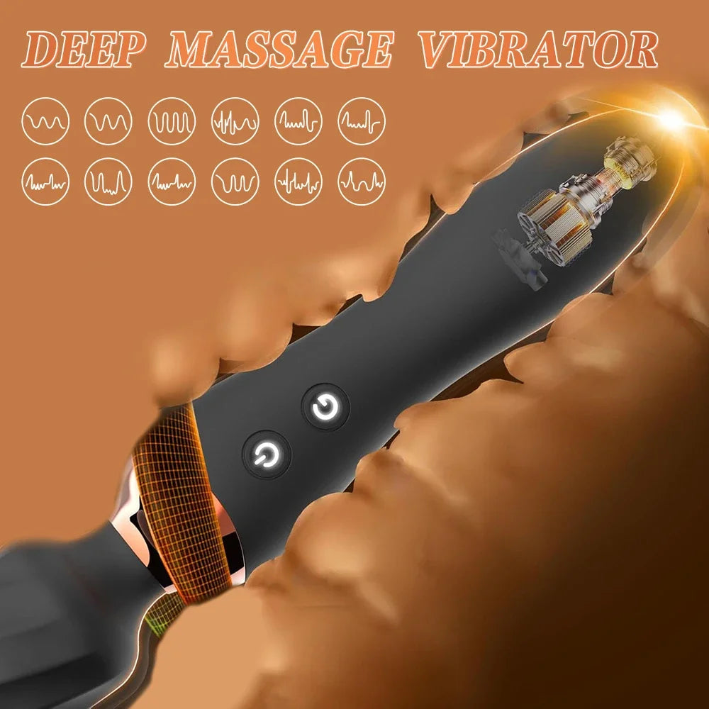 Adult Sex Toys Couple Magic Wand AV Body Massager Vibrator for Women Couple G Spot Clitoris Anal Stimulator