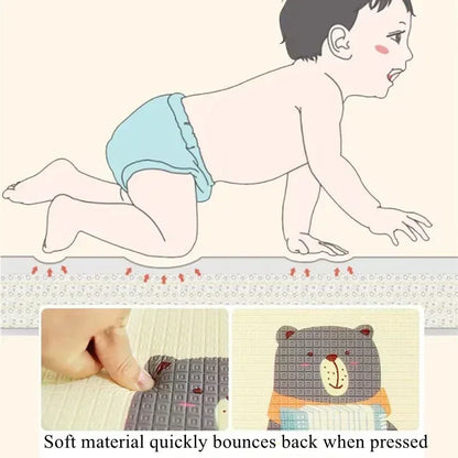 5 sizes to choose Baby Crawling Play Mats Non-toxic High-quality EPE Baby Activity Gym Carpet Baby Game Children's Safety Rug