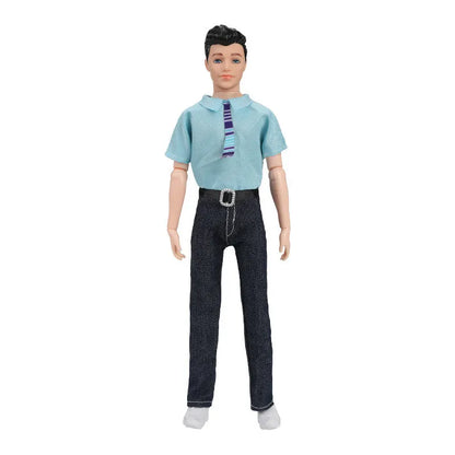 30cm Fashion Ken Doll Full Set 1/6 Multi Jonts Movable Boyfriend with Clothes Suit Children Dress Up Toys