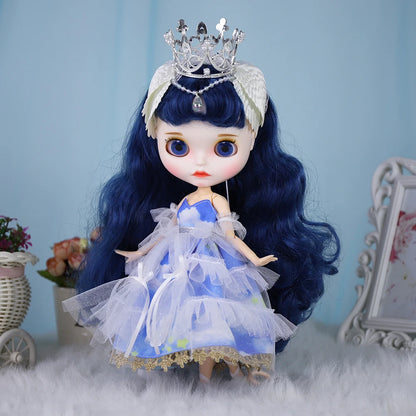 ICY DBS Blyth Doll Dress White Swan Ballet Suit Skirt 1/6 BJD Ob24 Anime Girls