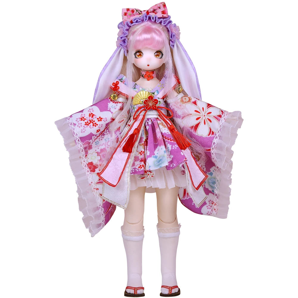 ICY DBS 1/4 BJD Dream Fairy Doll ANIME TOY Mechanical Joint Body Collection Doll  Official Makeup 40cm SD