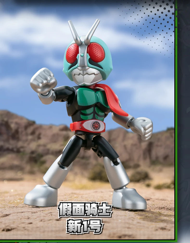 BLOKEES Kamen Rider Building Blocks Kabuto Geats Kaixa Delta Masked Rider Action Figure Assembled Toys