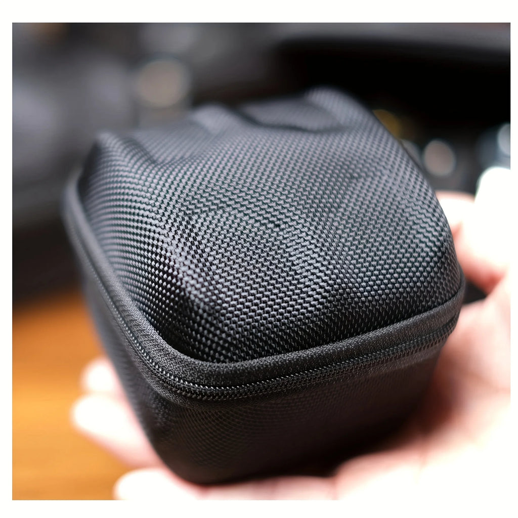 1pc Black Watch Storage Box - Hard Case W/Soft Pillows, Velvet Lined for Jewelry & Watches Protection