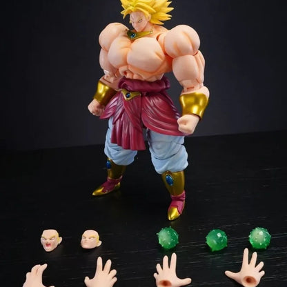 Dragon Ball Legend Super Saiyan Broly Shf Joint Movable Ornaments Model Gift Collection