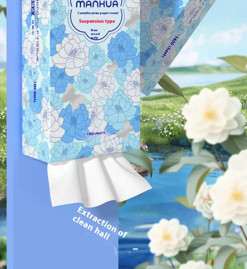4-Layer Household Paper Tissue Pack