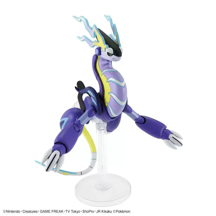 Bandai Original In Stock POKEMON Miraidon Mega Rayquaza Dragonite Charizard Anime Action Figures Assembly Model Ornaments