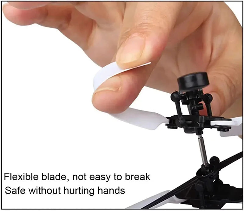 Remote Safe Fall-resistant RC Helicopters Drone Rechargeable Mini RC Drone Children Toys with Random Color Wings