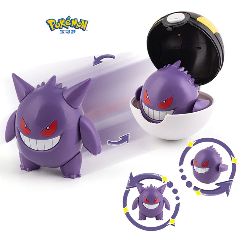 New Pokemon Figures Toys Variant Ball Model Pikachu Gengar Pokeball Dragonite Snorlax  Action Figure Lapras Pocket Monsters Toy