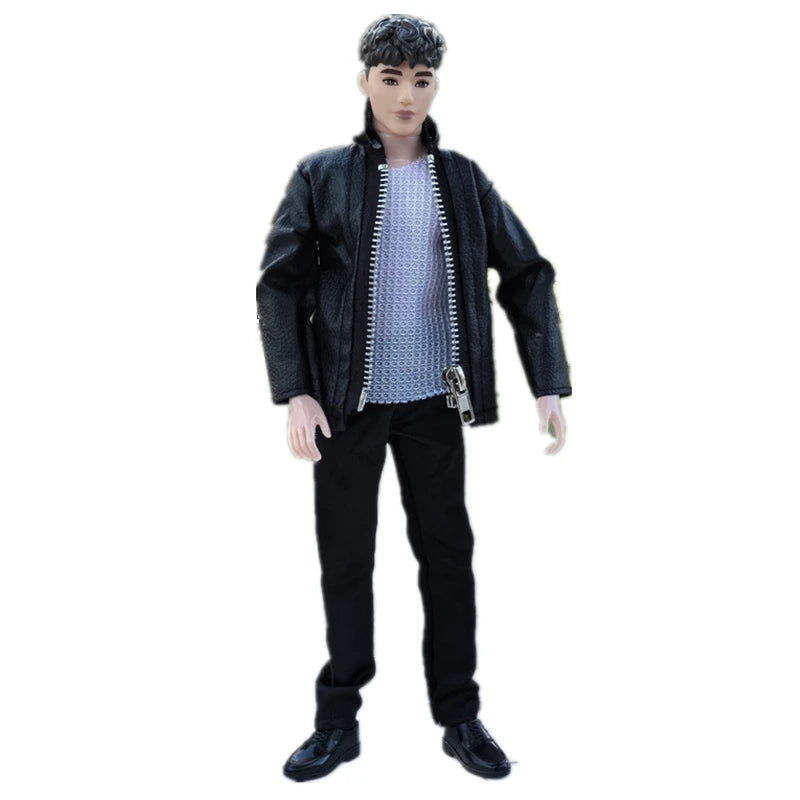 30cm Fashion Ken Doll Full Set 1/6 Multi Jonts Movable Boyfriend with Clothes Suit Children Dress Up Toys