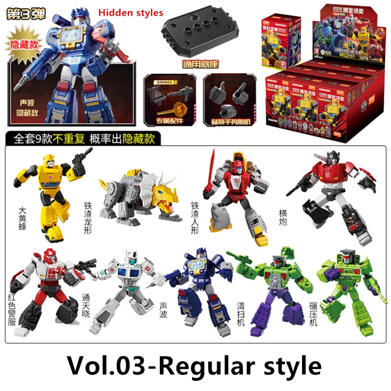 Transformer Building Blocks Blokees Optimus Prime bumblebee Limit Edition Action Figure Transforming toys Robot Model Kids Gift