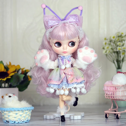 ICY DBS Blyth doll 1/6 Anime Doll joint body white Skin glossy face Special Combo with clothes, shoes and hands 30cm BJD TOY