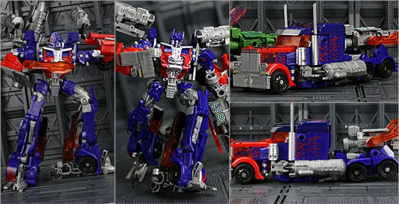 Transformation Toys Robot Car Alloy Plastic YS04A Optimu Prim Action Figure Anime Movie Series Children Birthday Gift