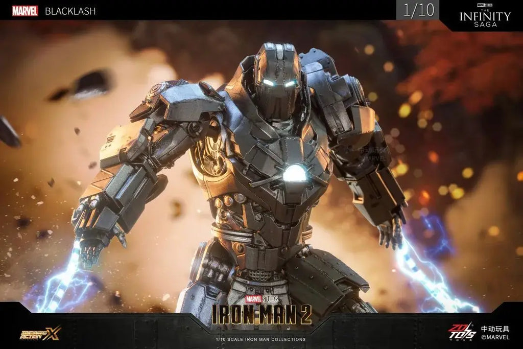 ZD Toys 1/10 Iron Man Figurines MK30 Iron Patriot Blacklash Figures MK33 MK39 MK17 MK21Action Movie Model Adult Collect Gift