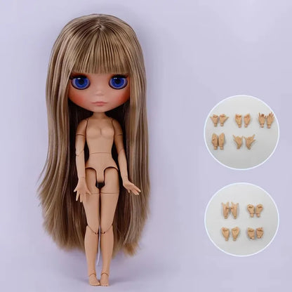 ICY DBS Blyth Doll Tan Skin Matte Face With Eyebrows Special Price 1/6 BJD JOINT body Neo Anime