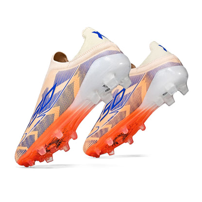 Ultra Light AG FG Football Shoes Sweat-proof PU Fabric Wear-resistant TPU Sole Snug Fit Unisex Natural Grass Practice Sneakers