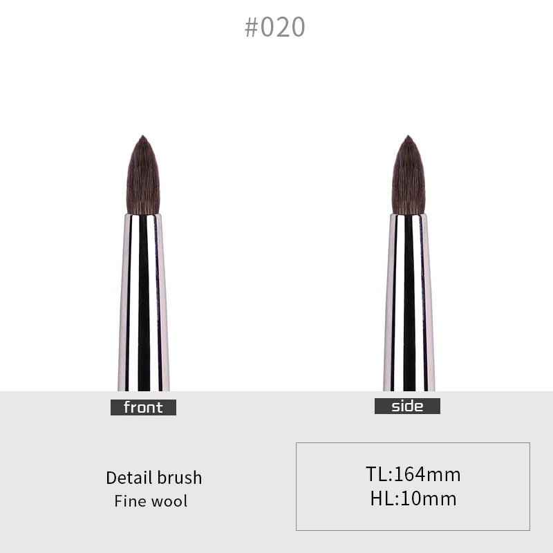 Goat Hair Precision Crease & Detail Brush