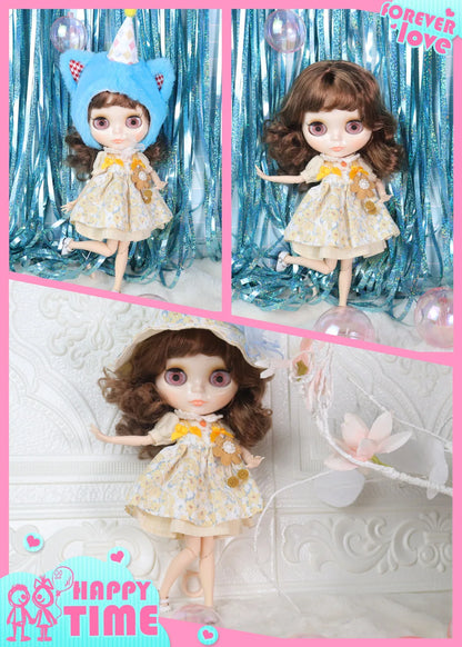ICY DBS Blyth doll White Skin Glossy face Matte face Joint body with hand set A&B 1/6 bjd suitable diy makeup Special price