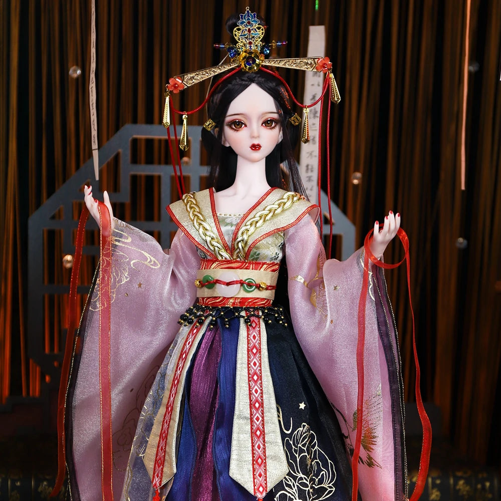 DBS BJD Fantasy Fairy 1/3 Doll Mechanical Body Joints With Makeup Hair Eyes Clothes 62CM Customized Gift SD