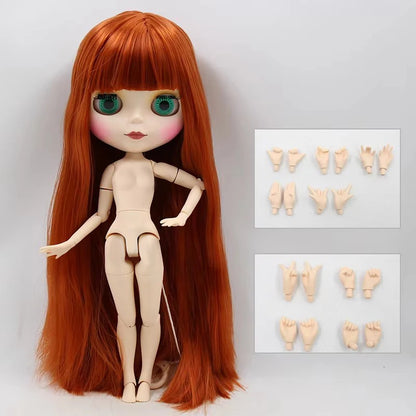ICY DBS Blyth Doll 1/6 BJD Joint Body White Skin Tan Skin Dark Skin Matte Face Nude Doll 30cm Anime Toy Girls Gift