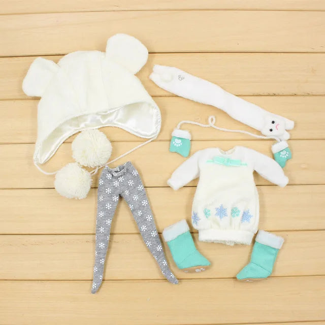 ICY DBS Blyth Doll 1/6 Clothing Joint Body Princess Dress Casual Clothing Toy Gift