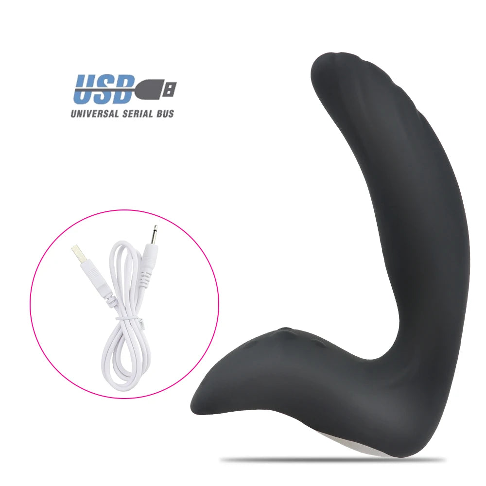 Vibrating Prostate Massage Dildo Vibrator Anal Plug Powerful Motors 10 Stimulation Patterns Butt Plug Silicone Sex Toys for Men