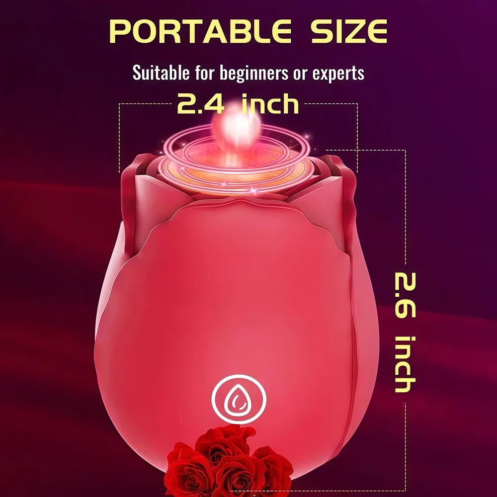 Powerful Sucking Vibrator for Women Vacuum Clitoris Stimulator Female Oral Nipple Clit Sucker Vibrating Adults Sex Rose-Toys