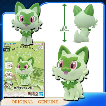 Bandai Original Genuine POKEMON MODEL KIT QUICK 1 21 22 23 Anime Action Figures Toys Kids Gift Assembly Model Collect Ornaments