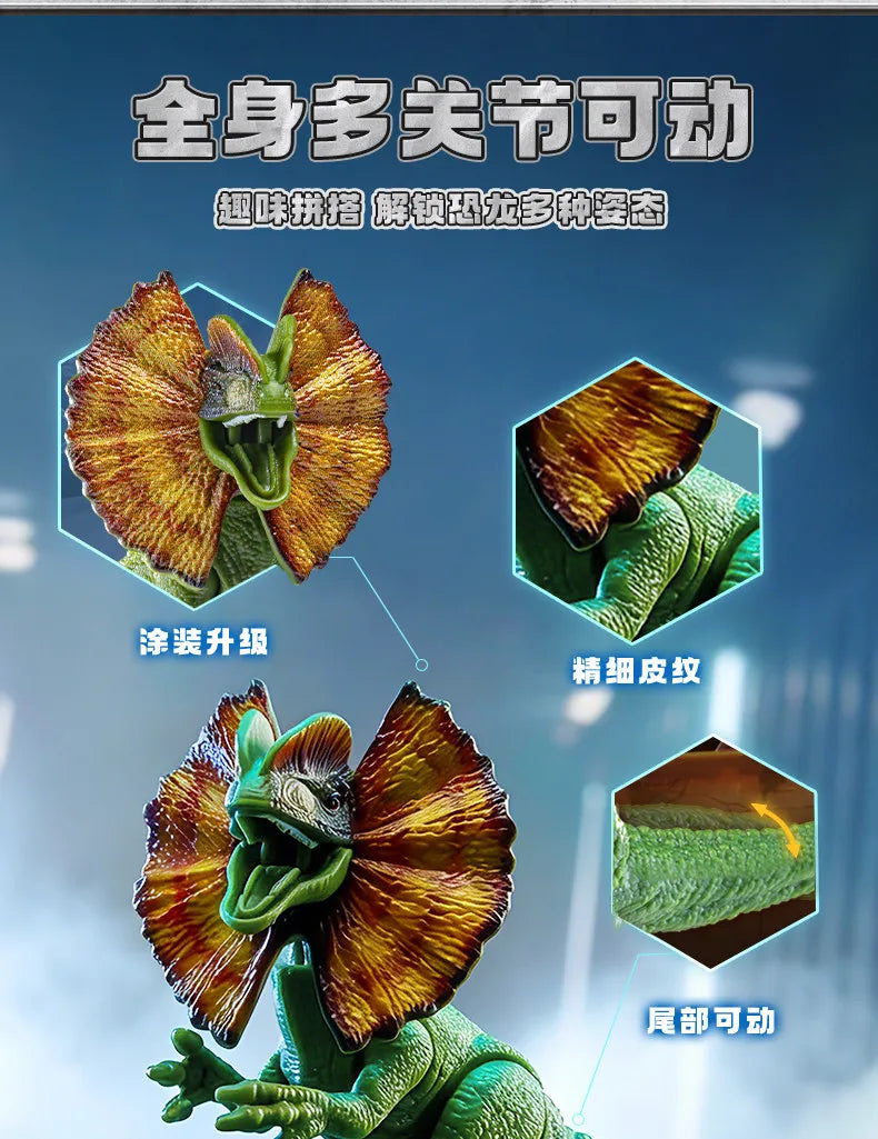 Blokees Jurassic World Dinosaurs Toy Velociraptor Triceratops Indominus T-Rex Model Collection Figure Kids Gift