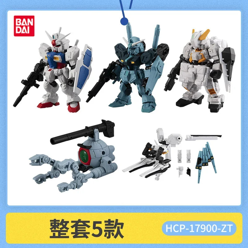 Bandai Gashapon Mobile Suit Ensemble (MSE) Gundam RX-78-2 Strike Hi-Nu Wing Astray ZZ Barbatos Assemble Model Kit Toy