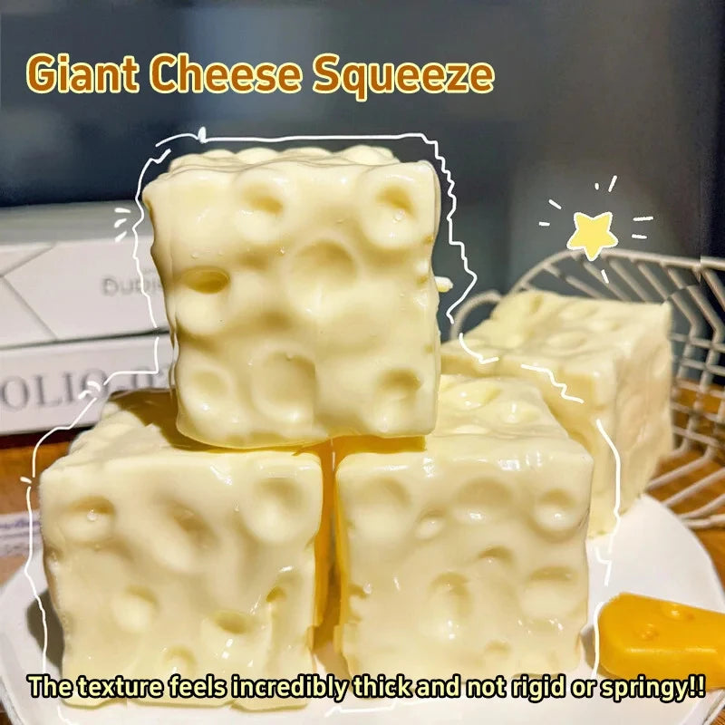 Handmade Coconut Oil Cheese Moldable Squishy Blind Box Non-Rebound Pinch Stress Relief Fidget Toy Decompression Plastic Ball