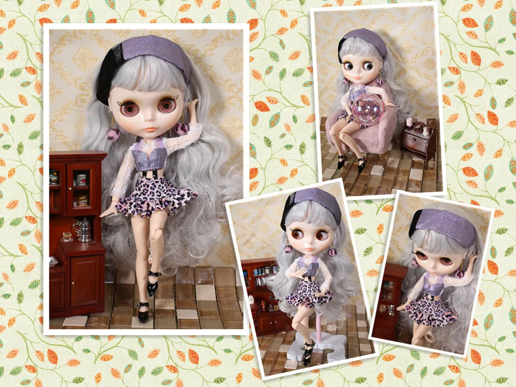 ICY DBS Blyth doll White Skin Glossy face Matte face Joint body with hand set A&B 1/6 bjd suitable diy makeup Special price