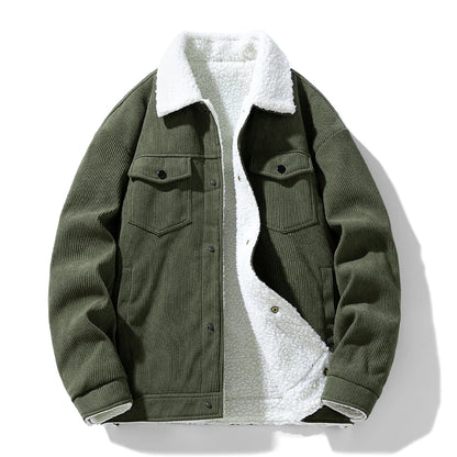 Men's Jackets and Coats Fashion Warm Corduroy Thick Coats 2026 Winter Fashion Men's Coats Down Jackets Men's Cotton Clothing