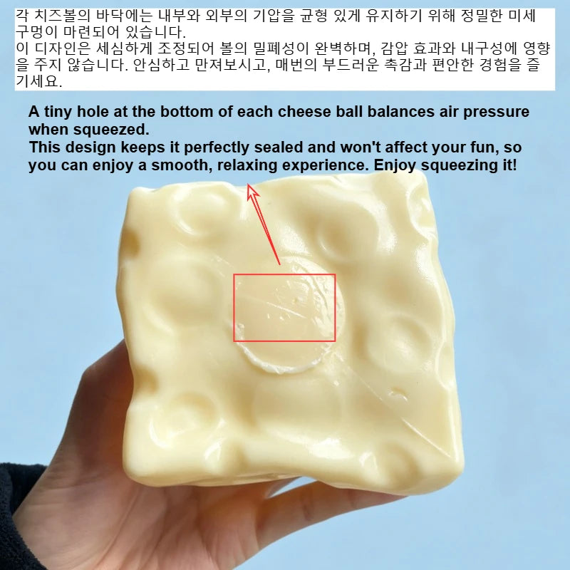 Handmade Coconut Oil Cheese Moldable Squishy Blind Box Non-Rebound Pinch Stress Relief Fidget Toy Decompression Plastic Ball