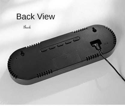 Large Digital Wall Clock Temperature and Date Week Display Electronic LED Table Alarm Clocks Brightness Adjustable 12/24H Format