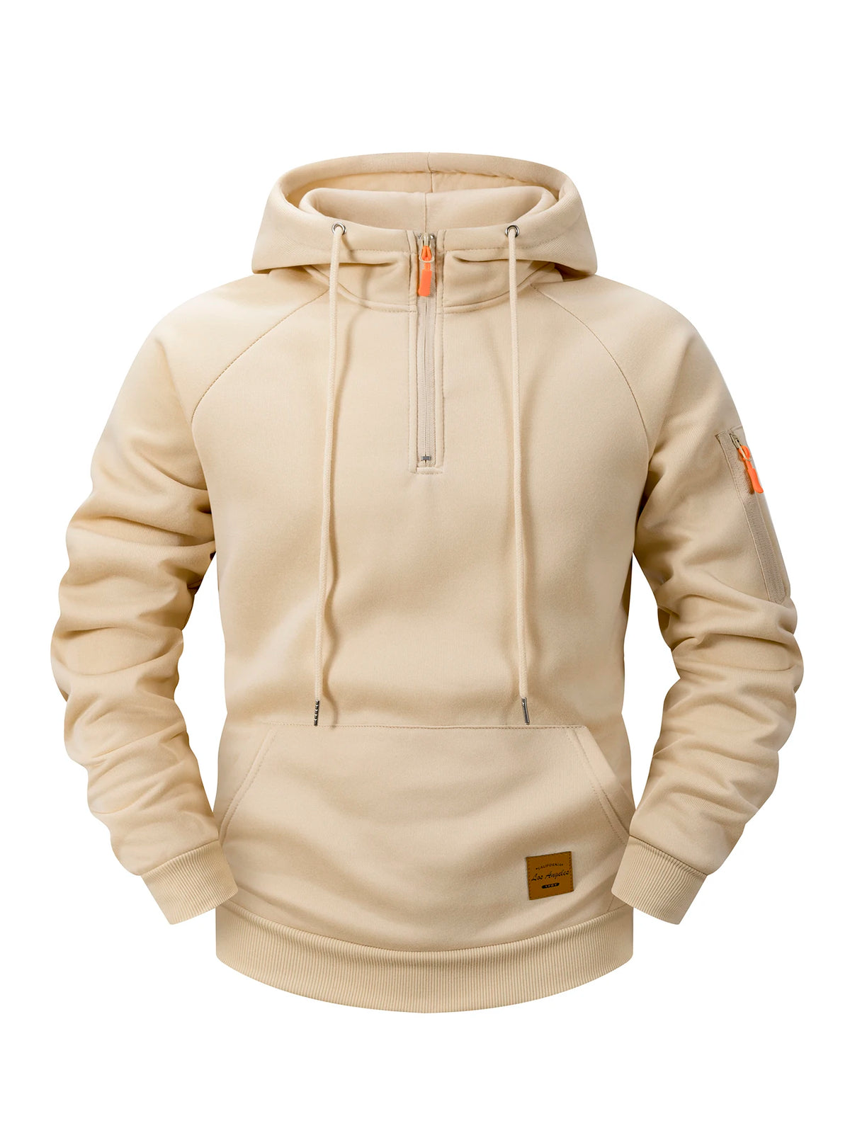 Men's Multi-Pocket Zip-Up Hoodie