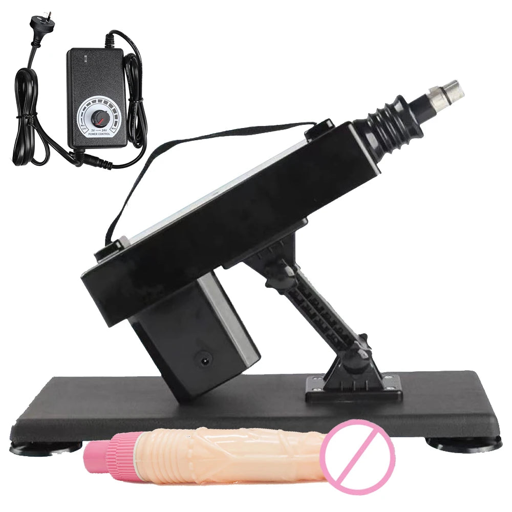 Vibrator Powerful Sex Machine For Women Automatic Female Pseudopenis Masturbation Pumping Sex Machine Gun For Adults With Dildo