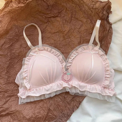 Women's Bow Wireless Padded Bra