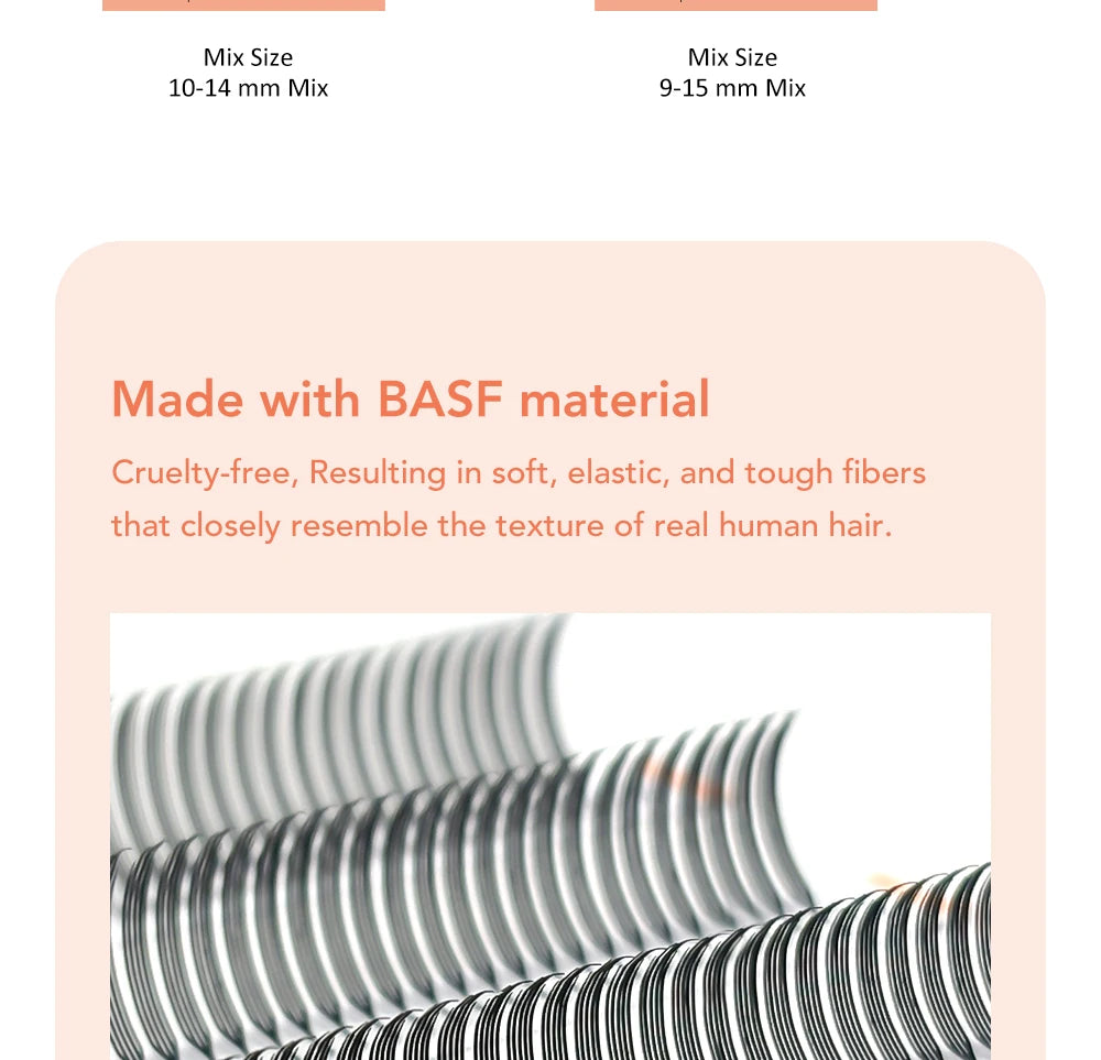 DIYDAY Narrow Anime Spire Lashes Premade Fans for Eyelash Extension Comic Spike False Mink Lashes Daily Natural Makeup Tool