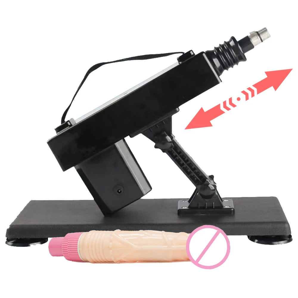 Vibrator Powerful Sex Machine For Women Automatic Female Pseudopenis Masturbation Pumping Sex Machine Gun For Adults With Dildo