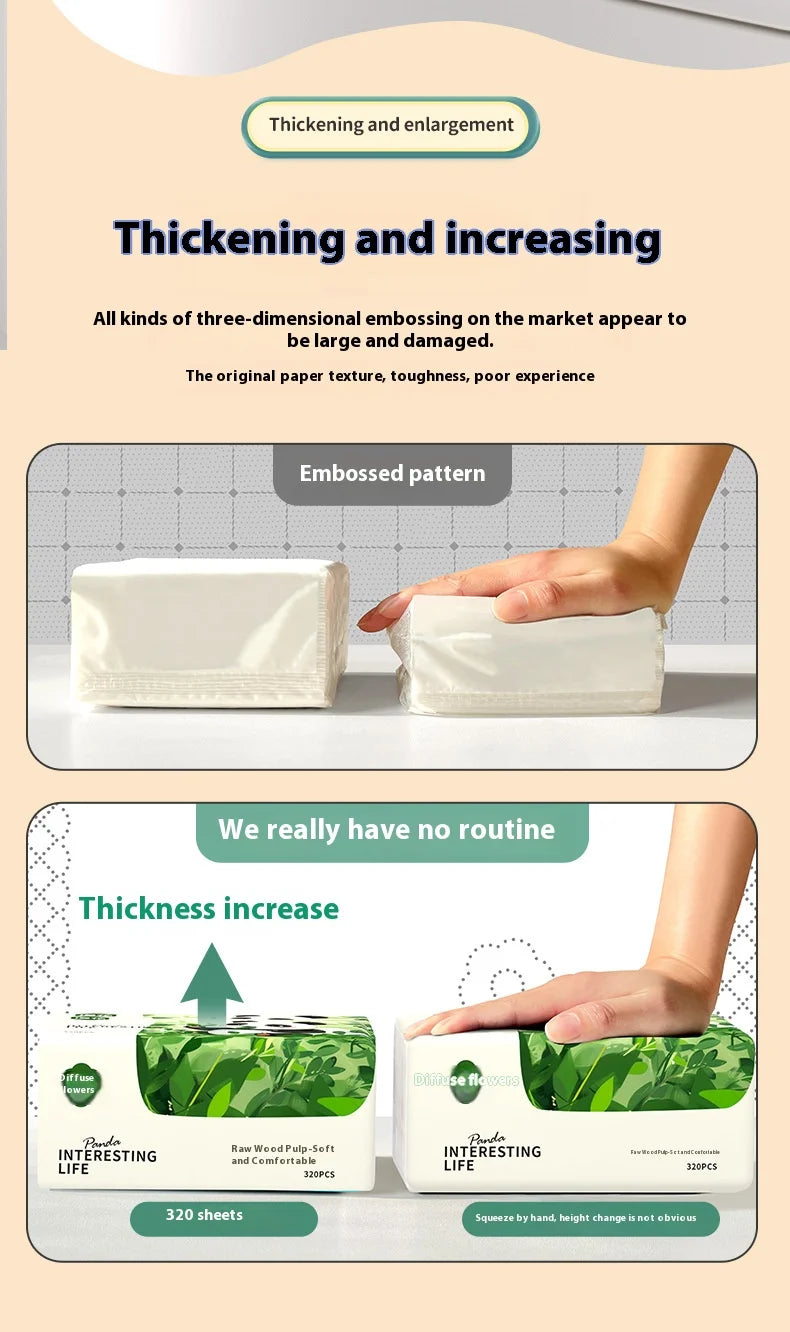 Soft Household Facial Tissue Pack