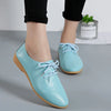 Women's Genuine Leather Loafers — Soft Pointed Toe Flats