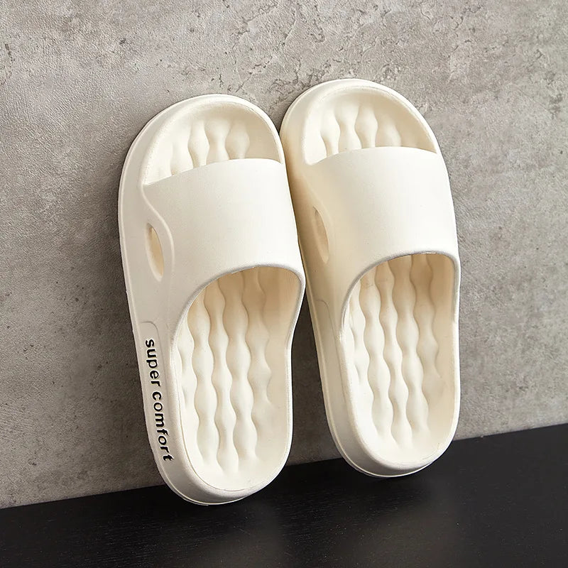 Fashion Men's Summer Ligtweight EVA Indoor Home Sandals Slippers Shoes Men Slippers Outdoor Students Women Comfortable Slides