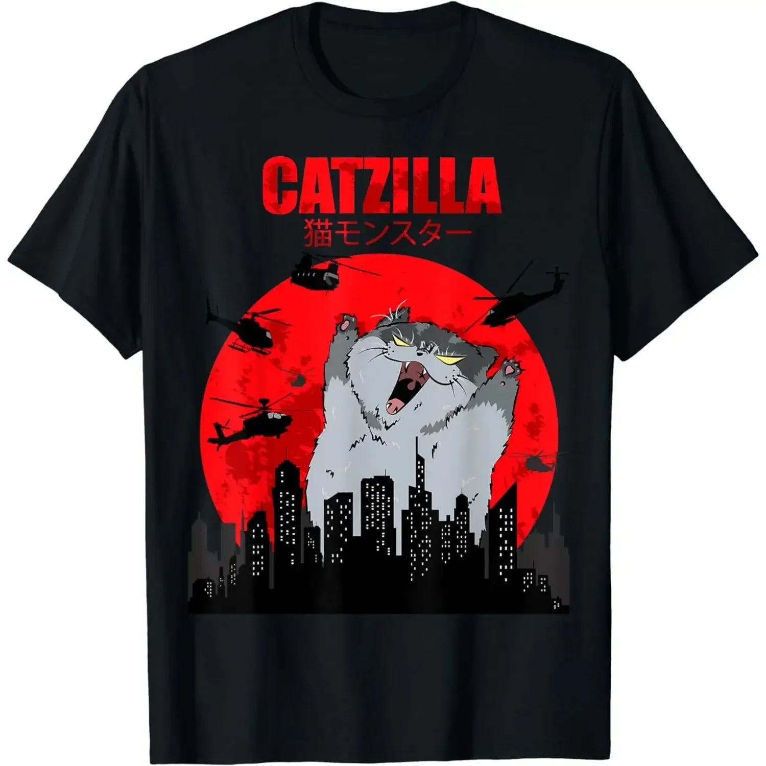 90s Funny Cute Art Japanese Cat Graphic for Cat Lover T-Shirt Graphic T Shirts Women's Clothing Fashion
