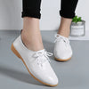 Women's Genuine Leather Loafers — Soft Pointed Toe Flats
