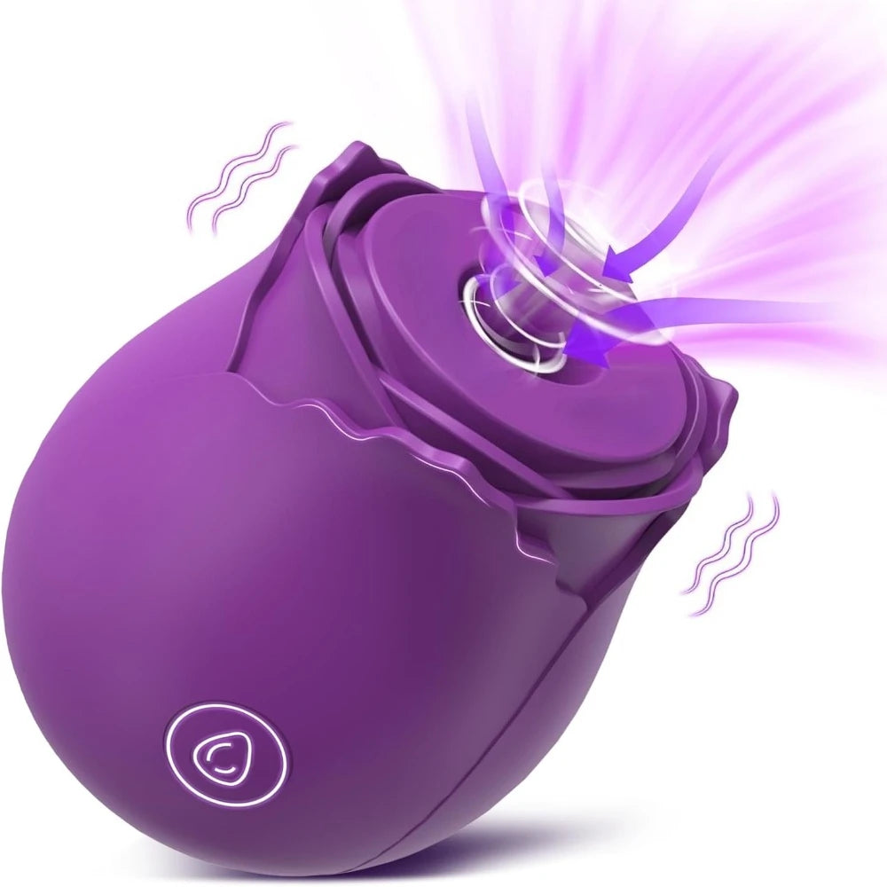 Powerful Sucking Vibrator for Women Vacuum Clitoris Stimulator Female Oral Nipple Clit Sucker Vibrating Adults Sex Rose-Toys