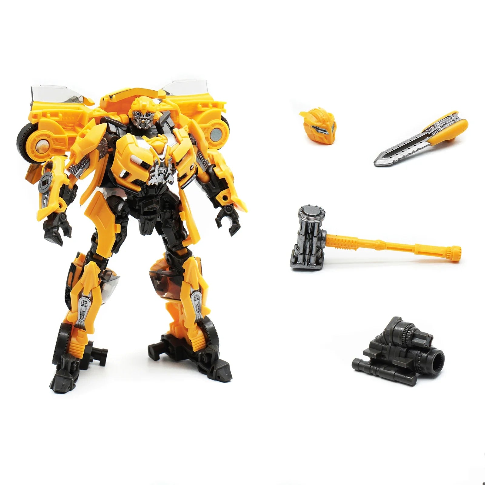 Transformation Robot Toys Car Alloy Plastic Anime Movie Bumblee Action Figure Series Children Birthday Gift