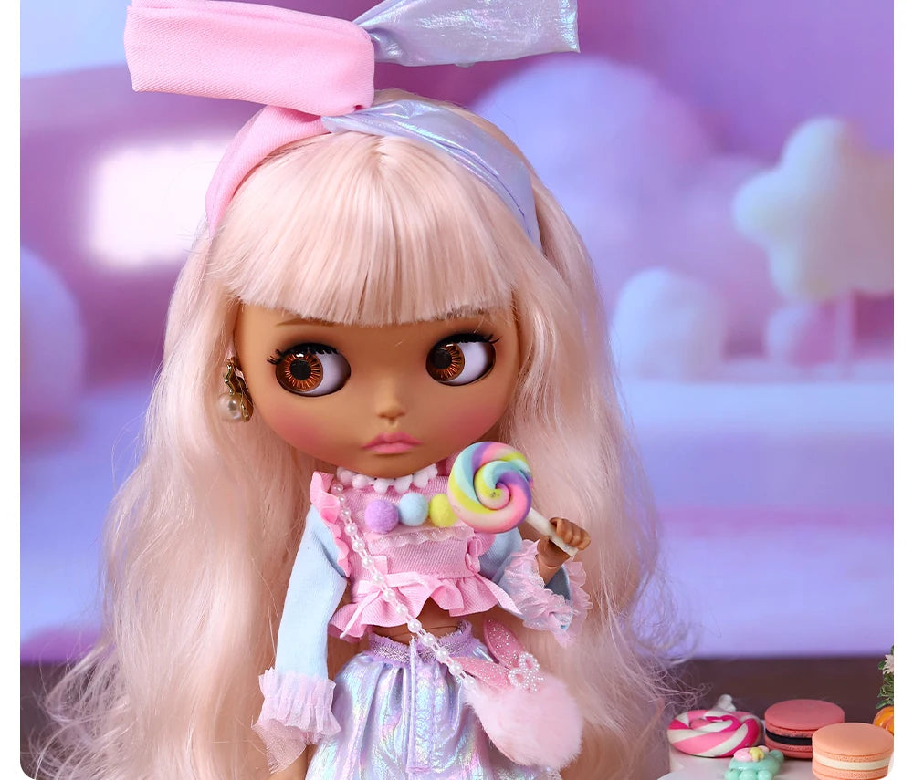 ICY DBS Blyth Doll BJD Joint Body dark Skin Set 1/6  30cm Girl  Gift Anime SD