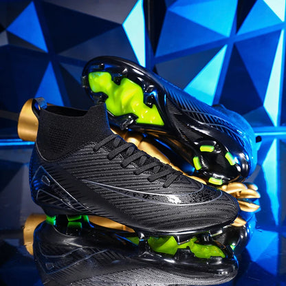New Arrival Men AG FG Football Boots Flexible PU Upper Tough Rubber Studs For Adult Outdoor Pitch Football Competitions
