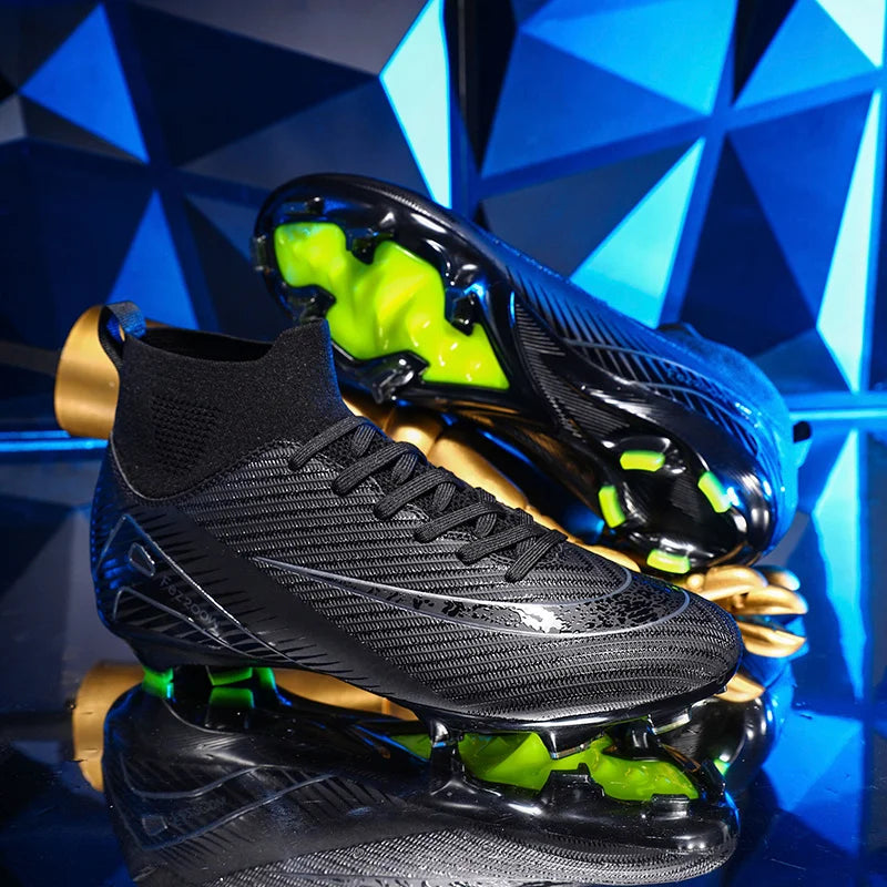 New Arrival Men AG FG Football Boots Flexible PU Upper Tough Rubber Studs For Adult Outdoor Pitch Football Competitions